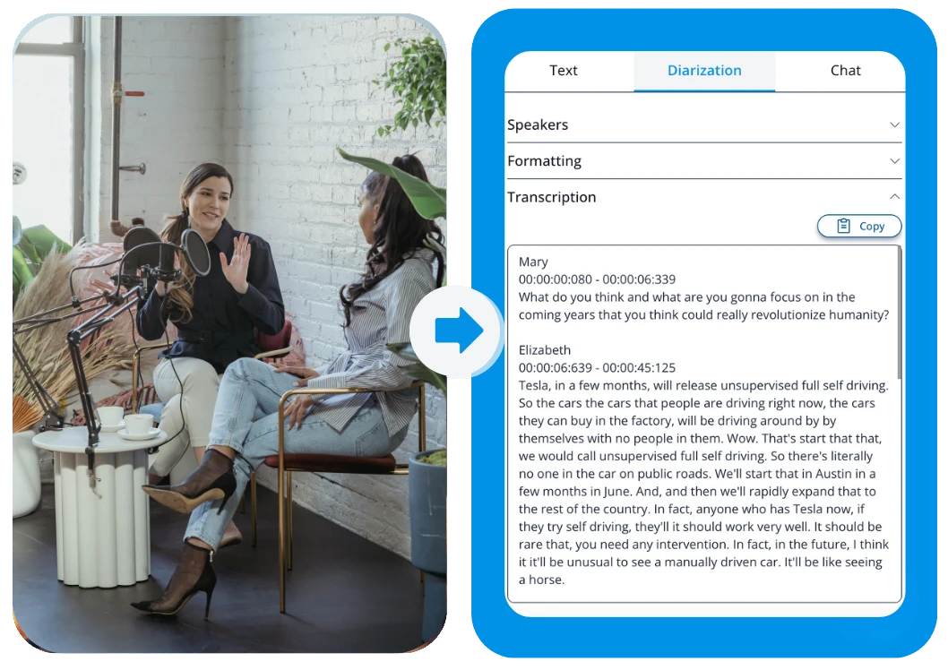 Video To Text AI Features