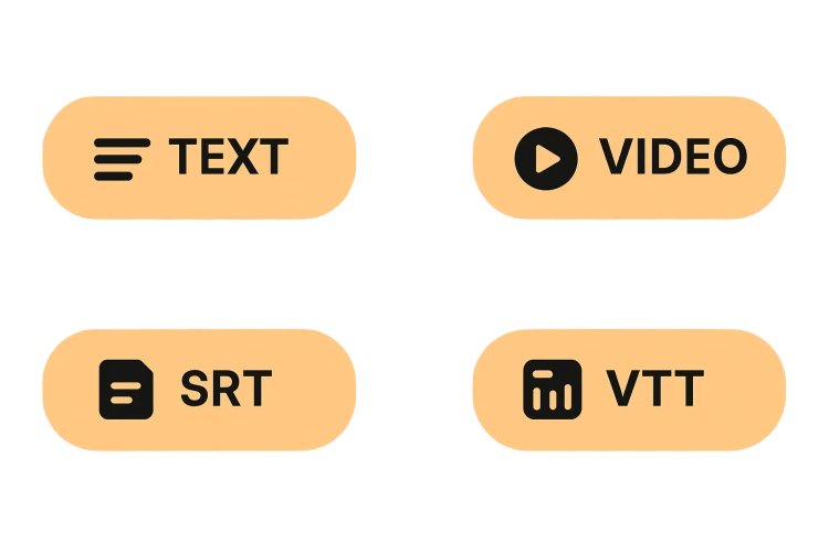Download Text, Subtitles or Video